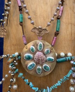 NEW!!! Turquoise Shell Necklace